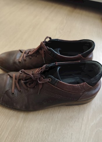 Kahverengi Deri Erkek Klasik Ayakkabı - Görsel 2