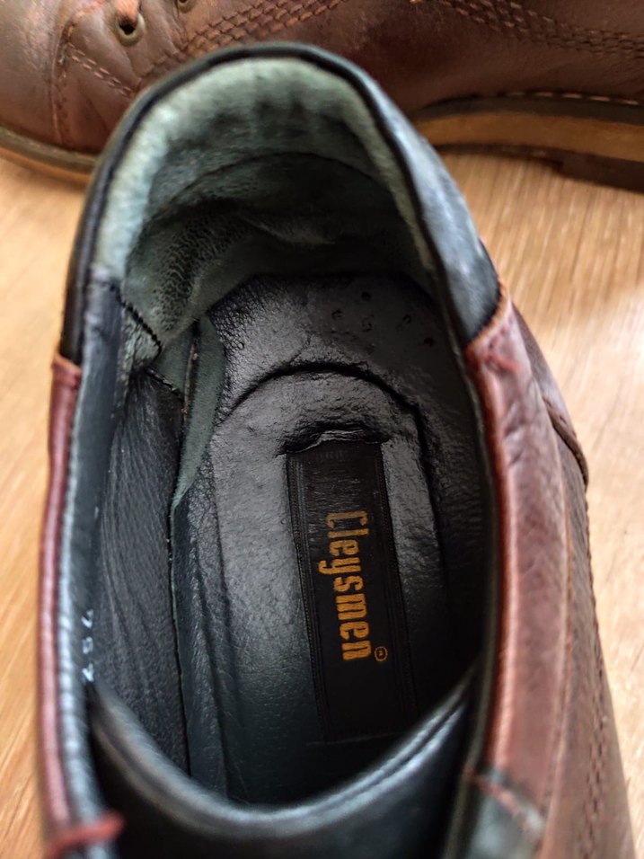 Kahverengi Deri Erkek Klasik Ayakkabı - Görsel 3