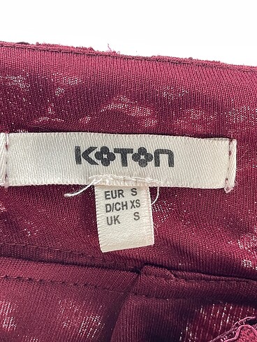 s Beden bordo Renk Koton Midi Etek %70 İndirimli.