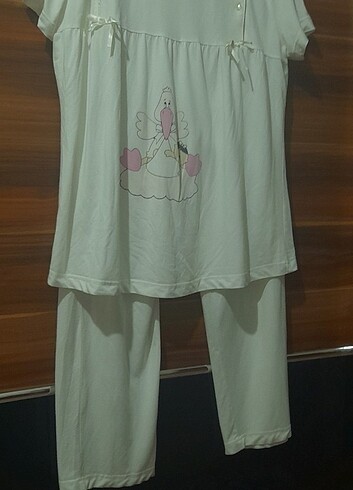 Lohusa takımı  3 lu set  L  beden  - Görsel 2