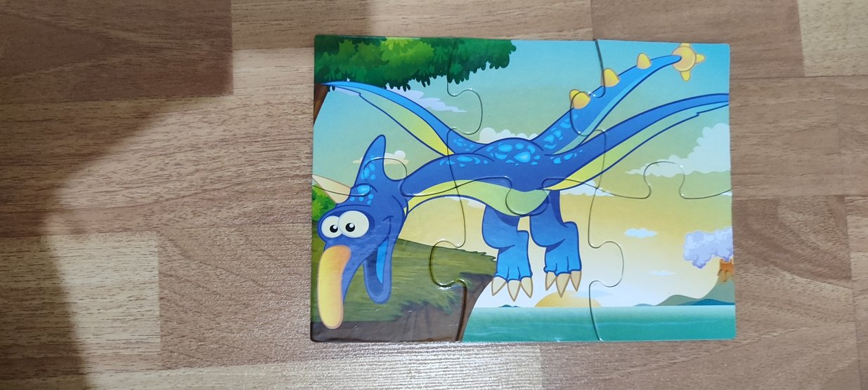 Sevimli Dinozorlar Mini 4 Parça Puzzle - Görsel 4