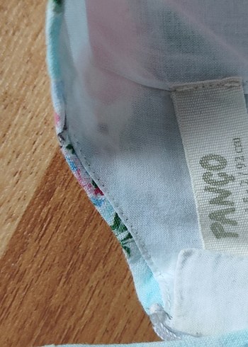 Panço Kız Çocuk Mavi Çiçekli Bohem Elbise - Görsel 3