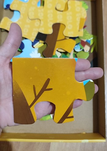 24 Parça Renkli Çocuk Puzzle - Görsel 2