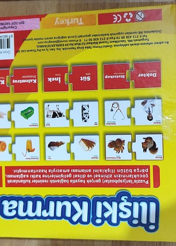 İlişki Kurma Eğlenceli Bulmacalar 60 Parça - Görsel 3