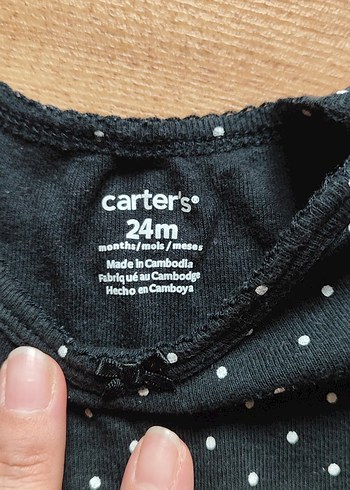 2 li Uzun Kollu Siyah Puantiyeli Bebek Body ve siyah beyazli - Görsel 4