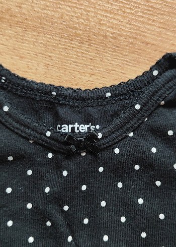 2 li Uzun Kollu Siyah Puantiyeli Bebek Body ve siyah beyazli - Görsel 3