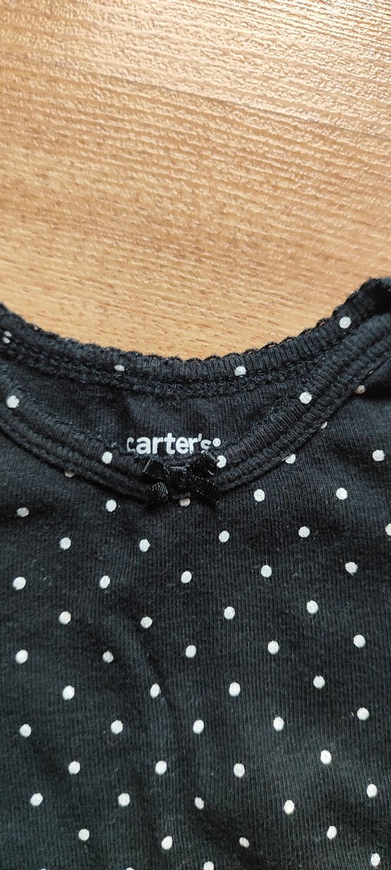 2 li Uzun Kollu Siyah Puantiyeli Bebek Body ve siyah beyazli - Görsel 3