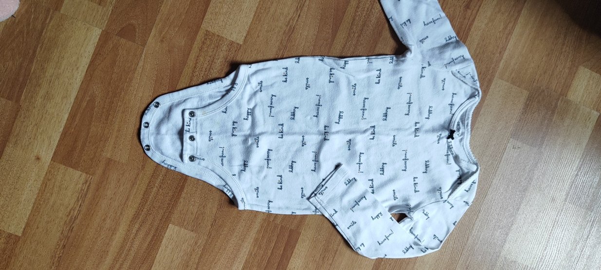 2 li Uzun Kollu Siyah Puantiyeli Bebek Body ve siyah beyazli - Görsel 5