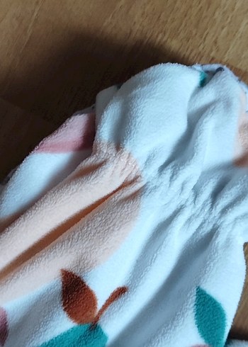 Carters Pastel Renkli Baskılı Bebek Kız Tulum Polar - Görsel 3