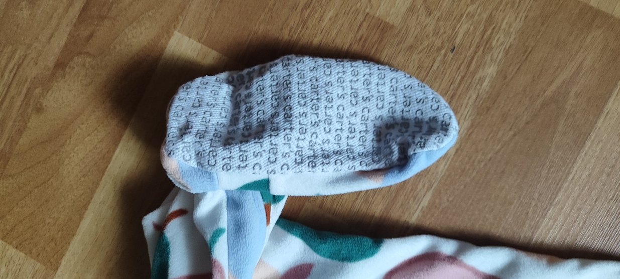 Carters Pastel Renkli Baskılı Bebek Kız Tulum Polar - Görsel 2