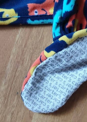 Carters Renkli Desenli Erkek Çocuk Kollu Tulum Polar - Görsel 2