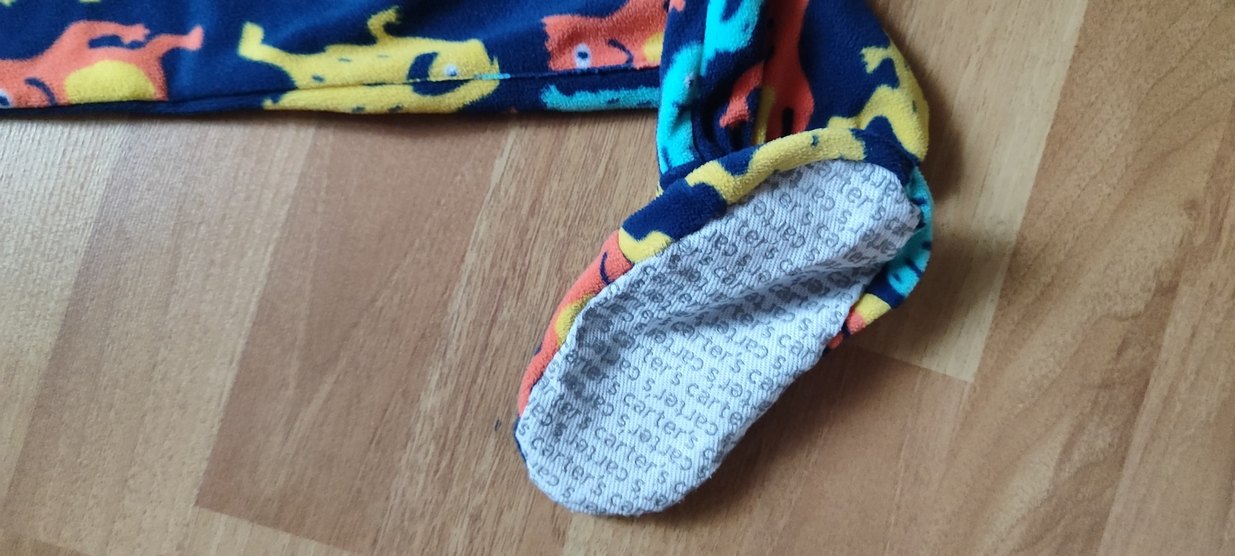 Carters Renkli Desenli Erkek Çocuk Kollu Tulum Polar - Görsel 2