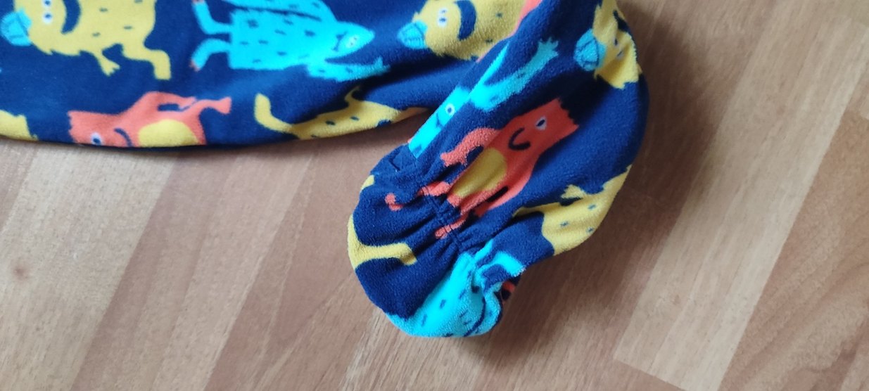 Carters Renkli Desenli Erkek Çocuk Kollu Tulum Polar - Görsel 3