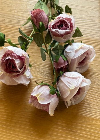 English Home Pastel Pembe Yapay Gül Demeti