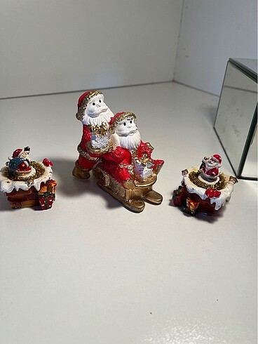 3 adet Noel baba biblosu