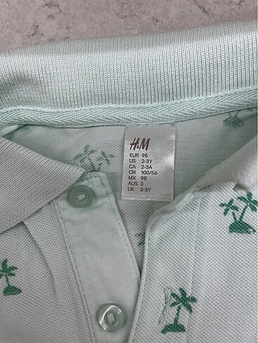 H&M H&M marka 2-3 yaş yakalı tişört ????