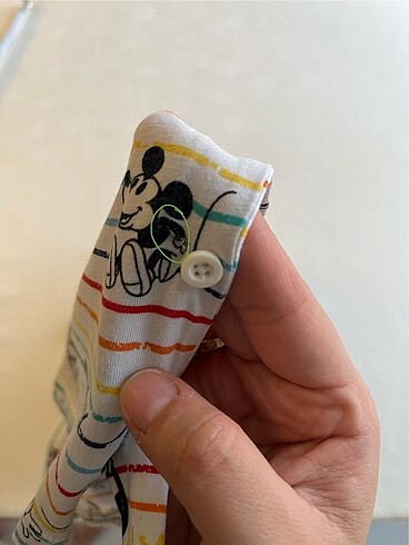 Mickey mouse desenli lisanslı pijama takımı. En son fotoğrafta g - Görsel 8