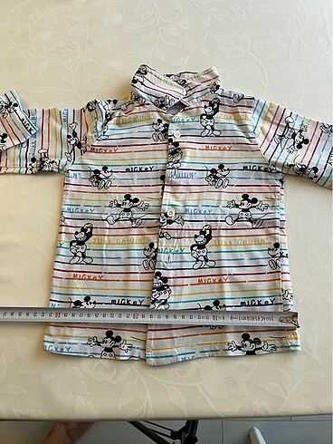 Mickey mouse desenli lisanslı pijama takımı. En son fotoğrafta g - Görsel 7