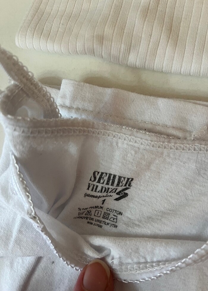 4 adet 2-3 yaş için kız çocuğu atlet - Görsel 3