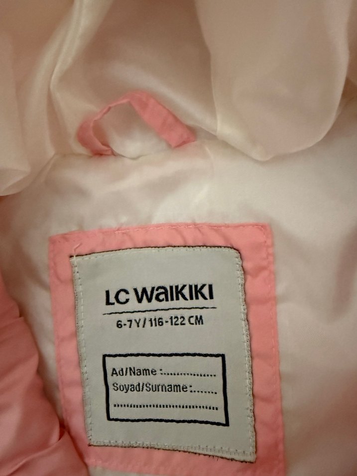 Kız Çocuk Pembe Kapüşonlu Fermuarlı Yelek - Görsel 5