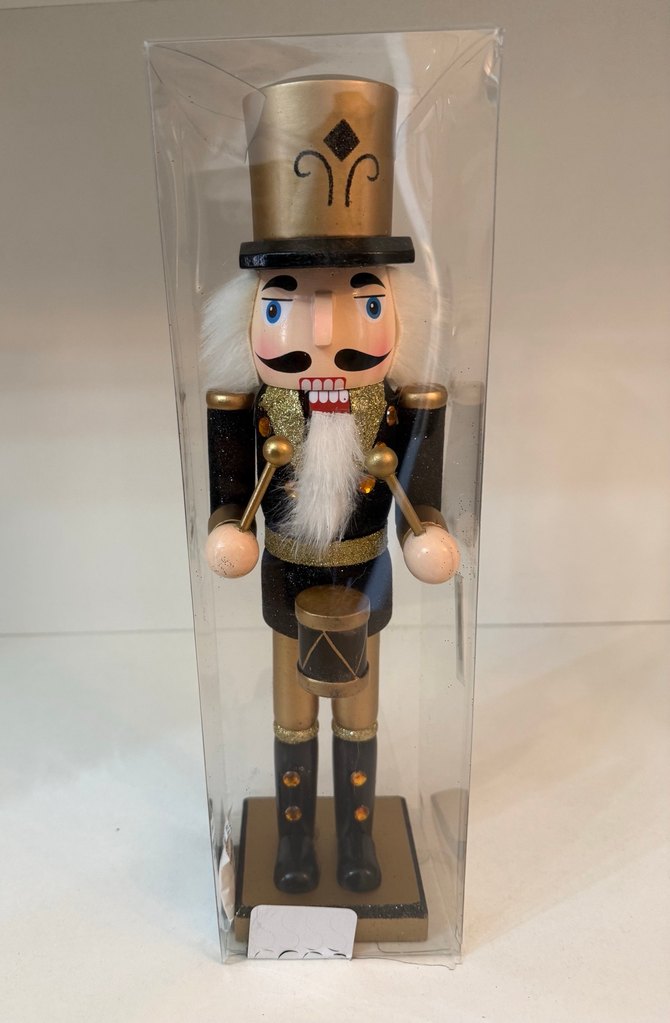 Altın ve Siyah renk fındıkkıran biblo - Görsel 2