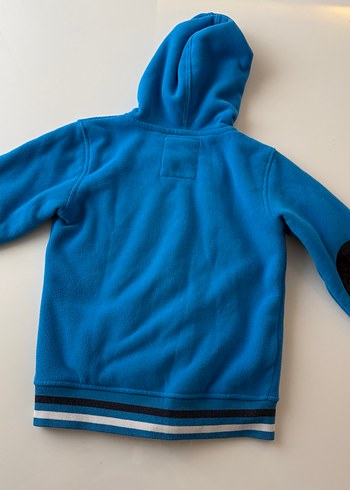 Kapüşonlu Mavi Erkek Çocuk Sweatshirt - Görsel 6