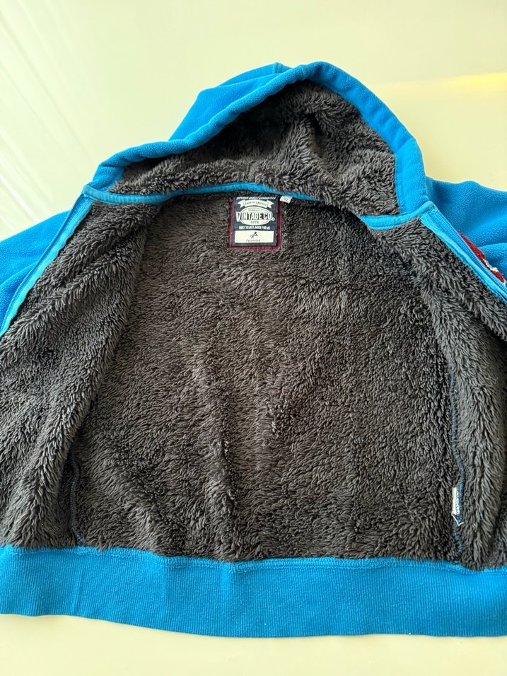 Kapüşonlu Mavi Erkek Çocuk Sweatshirt - Görsel 5