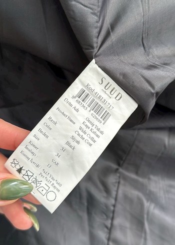 Suud Collection Uzun Kaban - Görsel 4