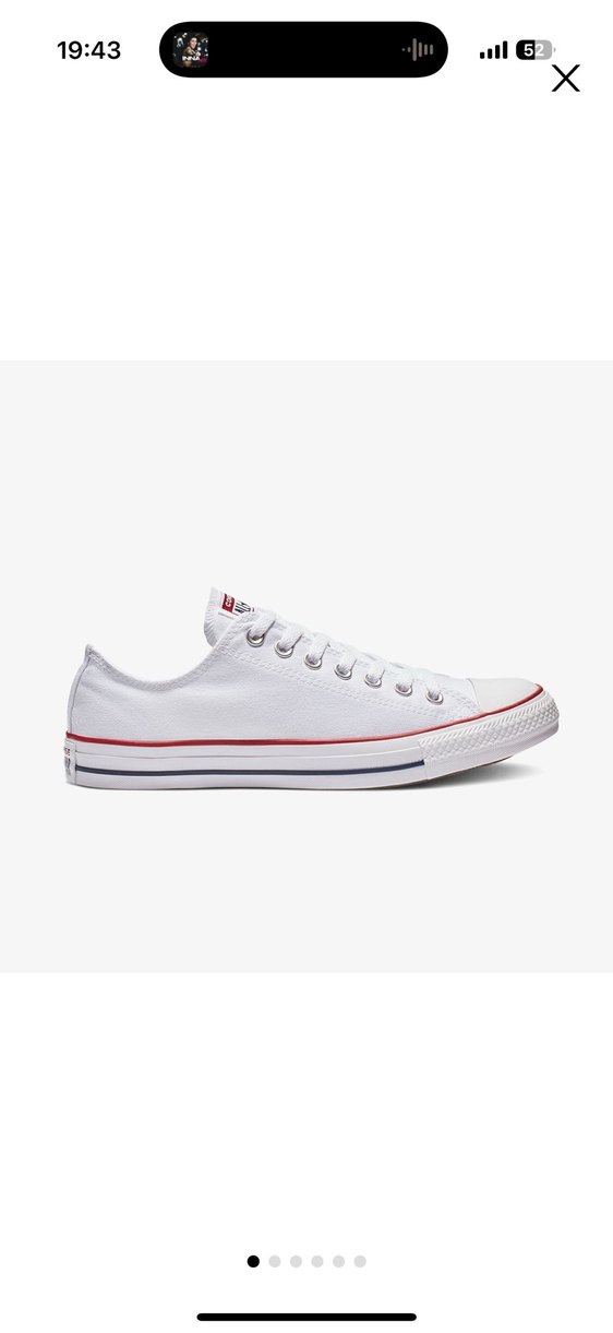 Converse Beyaz Kadın Minimalist Spor Ayakkabı - Görsel 3