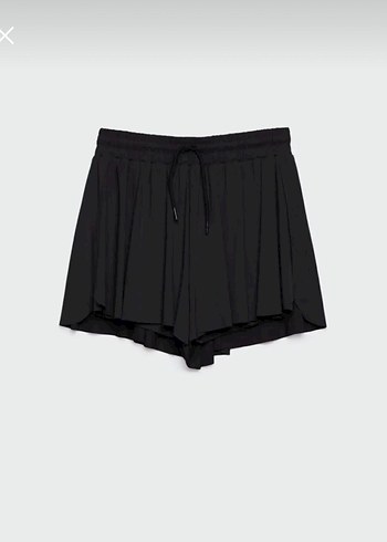 Siyah şort etek - Görsel 4