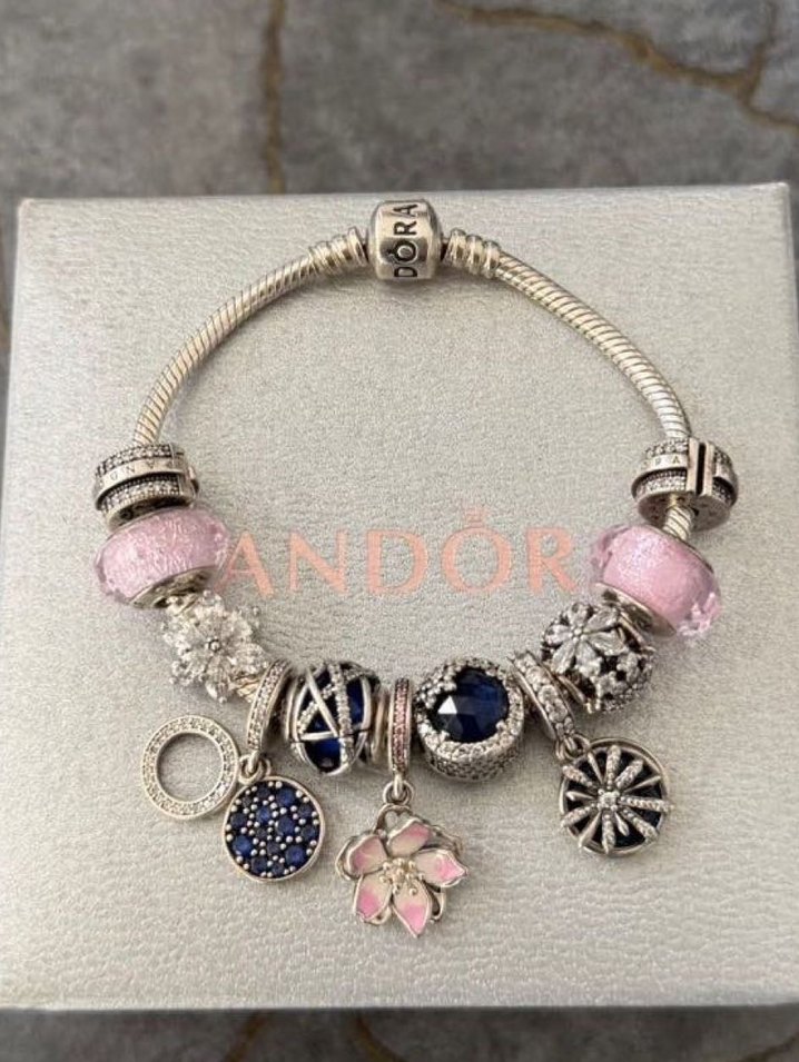 Orijinal Pandora Klips Charm - Görsel 4