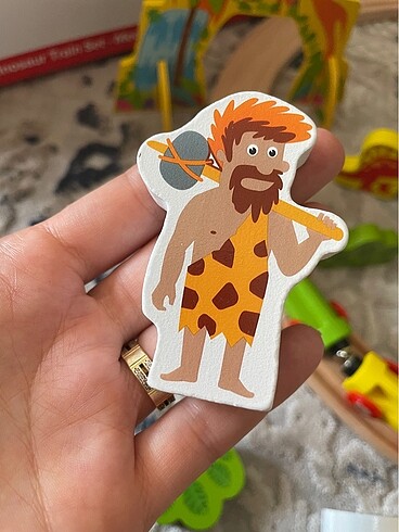 Beden Renk Tooky toy 40 parça ahşap dinazor oyun seti