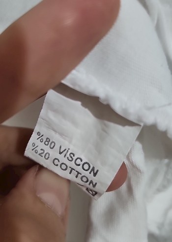 kolları tüy detaylı tişört - Görsel 4