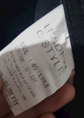 TAŞ DETAYLI SİYAH KOT - Görsel 4