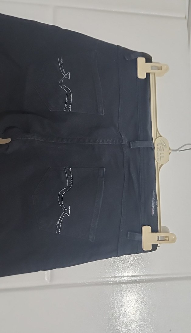 TAŞ DETAYLI SİYAH KOT - Görsel 2