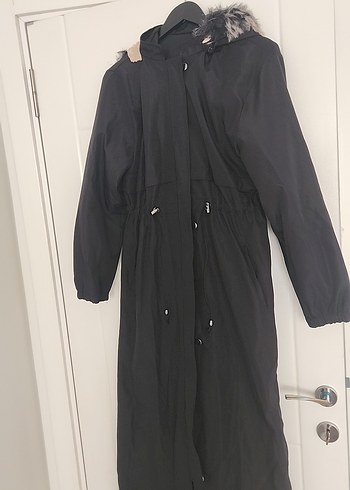 içi peluşlu tesettür mont - Görsel 2