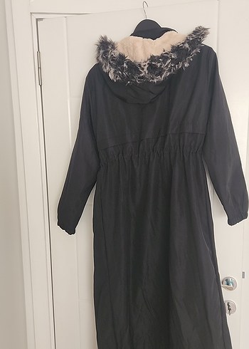 içi peluşlu tesettür mont - Görsel 5