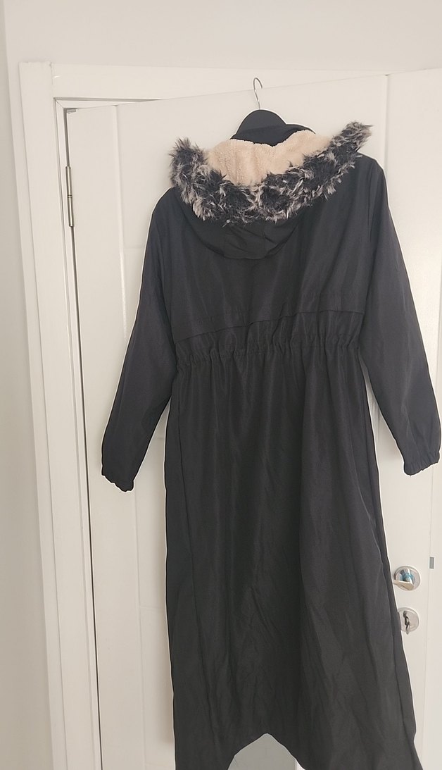 içi peluşlu tesettür mont - Görsel 5