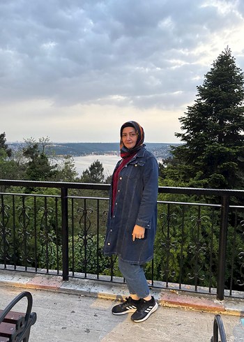 Lacivert Uzun Kollu Kot Ceket Denim Kadın Parka