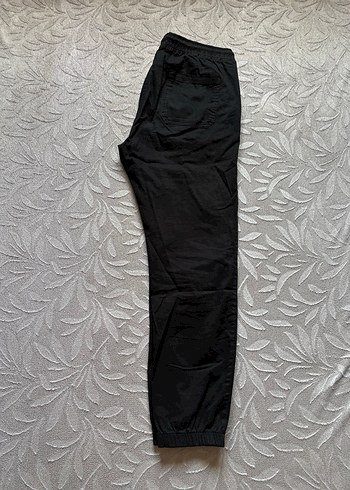 LCW Xsıde Marka Siyah Spor Kumaş Pantolon - Görsel 3