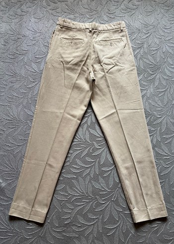 SNAZZY Marka Krem Yumuşak Keten Pantolon - Görsel 2