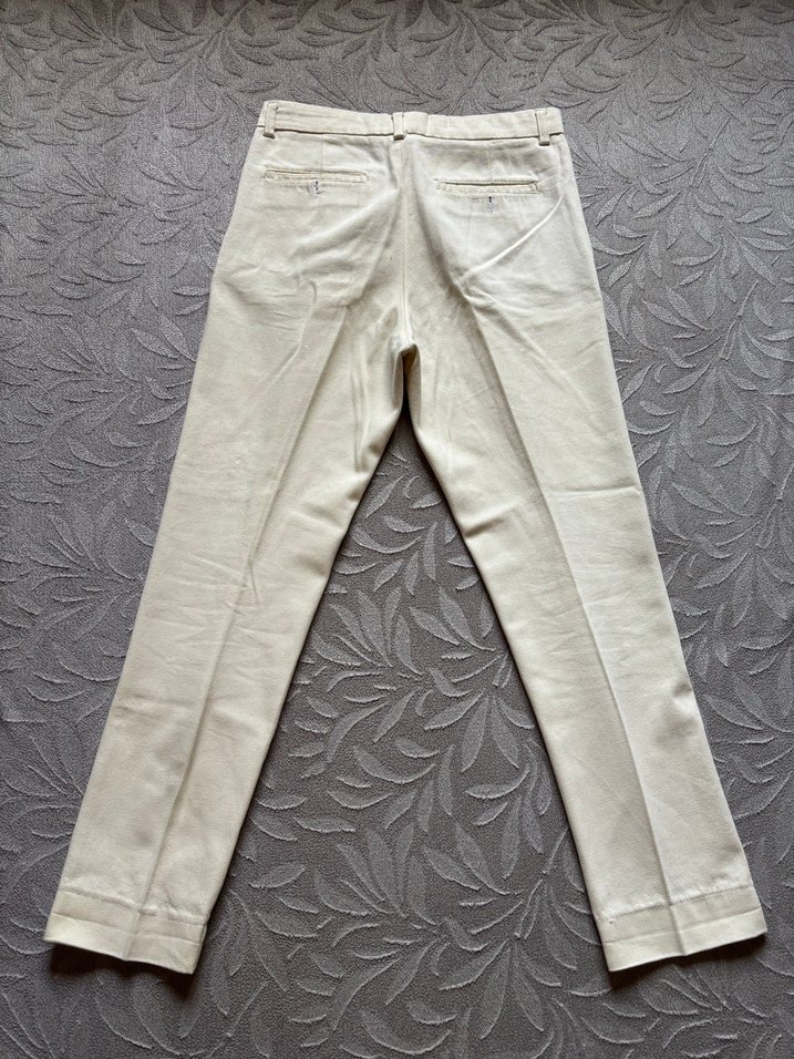 SNAZZY Marka Beyaz Yumuşak Keyen Pantolon - Görsel 2