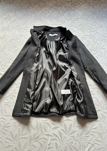 Hello 7 Marka Siyah Kaşe Kaban - Görsel 3