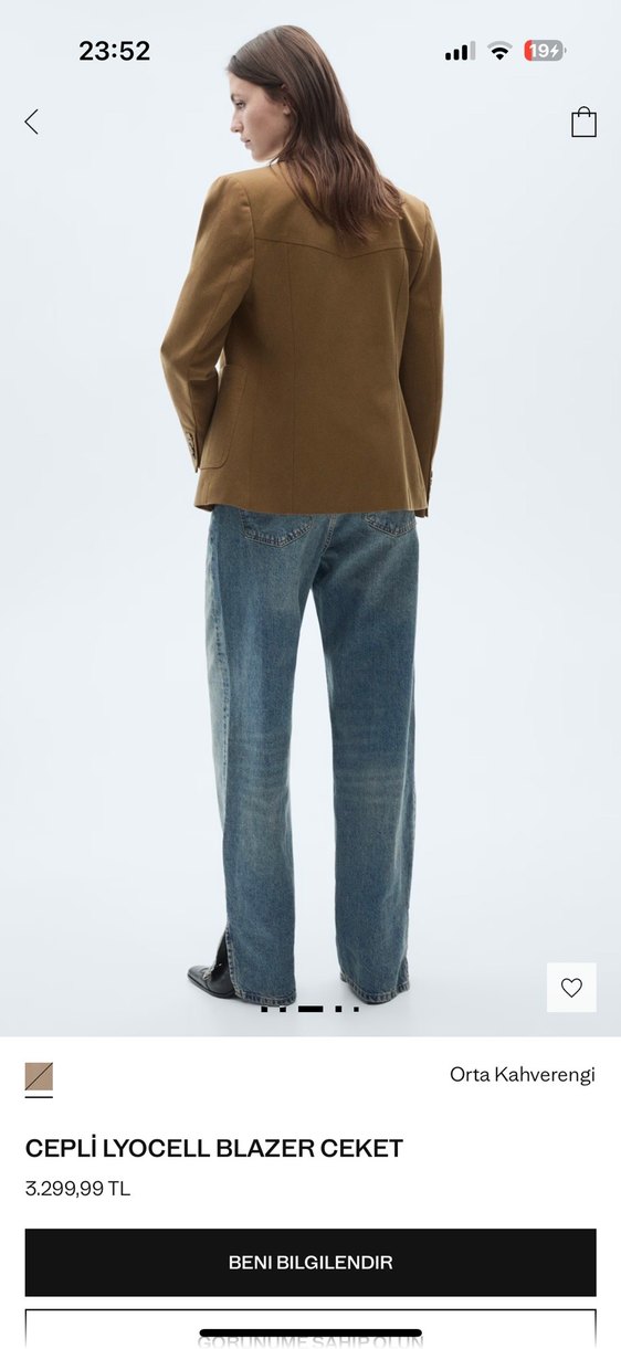 Mango blazer ceket - Görsel 3