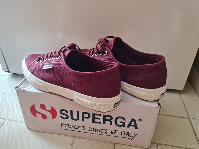 42 Beden bordo Renk Superga Sneaker