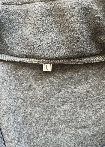 Gri Fermuarlı Erkek Polar Ceket - Görsel 2