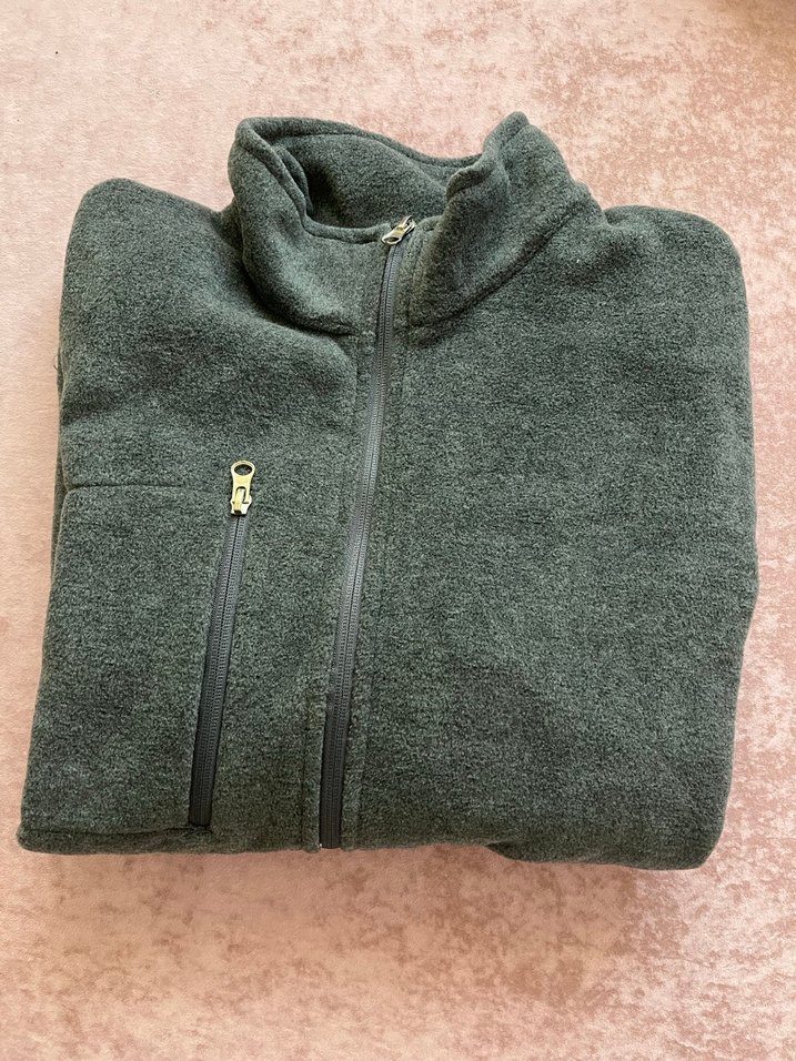 Gri Fermuarlı Erkek Polar Ceket - Görsel 5