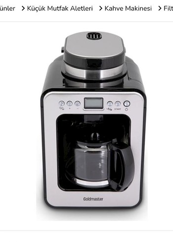 Gri Elektrikli Kahve Makinesi kahve koyma torbası hediyeli - Görsel 3