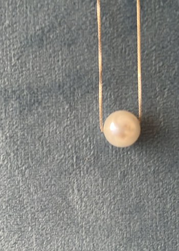 Minimalist Beyaz İnci Kolye - Görsel 2