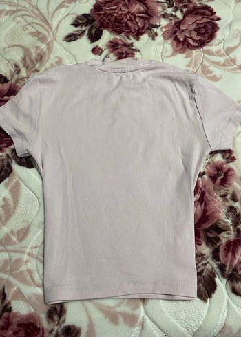 Pembe Kısa Kollu Kadın Tişört - Görsel 2